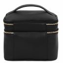 Mary Reise - Kulturtasche aus Weichem Leder Schwarz TL142206