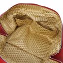 Colombo Sac de Voyage en Cuir et Trousse de Toilette en Cuir Rouge TL142235