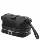 Colombo Leather Travel Duffle bag and Leather Toilet bag Черный TL142235