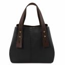 TL Bag Leather Shopping bag Black TL141730