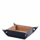 Exclusive Leather Valet Tray Small Size Dark Blue TL141272