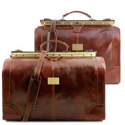 Madrid Set da Viaggio in Pelle Marrone TL1070