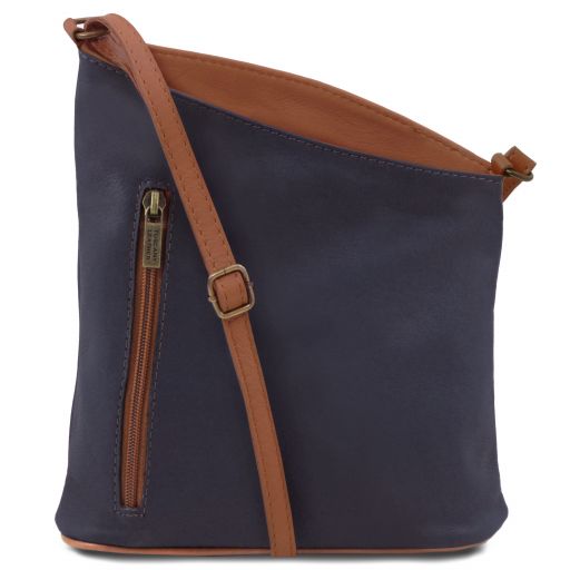 TL Bag Mini Soft Leather Unisex Cross bag Dark Blue TL141111