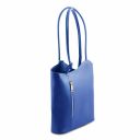 Patty Schultertasche aus Saffiano Leder Blau TL141455