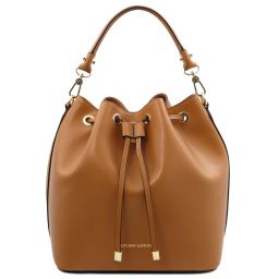 Vittoria Sac Seau Pour Femme en Cuir Cognac TL141531
