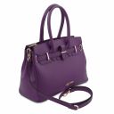 TL Bag Sac à Main en Cuir Violet TL142174