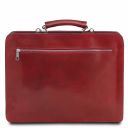 Venezia Leather Briefcase 2 Compartments Red TL141268