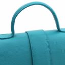 TL Bag Leather Handbag Turquoise TL142156