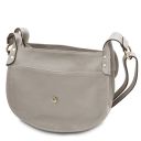 TL Bag Soft Leather Shoulder bag Light grey TL142202