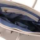 TL Bag Leather Handbag With Golden Hardware Light grey TL141529