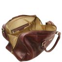 Marco Polo Sac de Voyage en Cuir et Trousse de Toilette en Cuir Marron TL142248