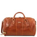 Marco Polo Travel Leather Duffle bag and Leather Toiletry bag Honey TL142248