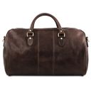 Marco Polo Travel Leather Duffle bag and Leather Toiletry bag Темно-коричневый TL142248