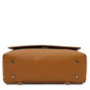 Silene Leather Convertible Backpack Handbag Cognac TL142152