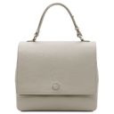 Silene Leather Convertible Handbag Светло-серый TL142152