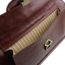 Bernini Exclusive Leather Doctor bag Dark Brown TL140225