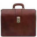 Canova Leather Doctor bag Briefcase 3 Compartments Brown TL141826