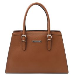 TL Bag Sac à Main en Cuir Cognac TL142147
