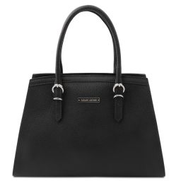 TL Bag Sac à Main en Cuir Noir TL142147