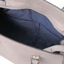 TL Bag Handtasche aus Leder Light grey TL142147