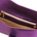 TL Bag Metallic Leather Clutch Purple TL141993