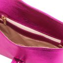 TL Bag Pochette in Pelle Metallic Fucsia TL141993