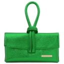 TL Bag Metallic Leather Clutch Зеленый TL141993