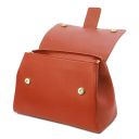 TL Bag Leather Handbag Brandy TL142156