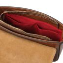 TL Bag Schultertasche aus Leder Cognac TL142249