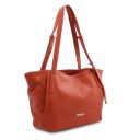 TL Bag Borsa Shopping in Pelle Morbida Brandy TL142230