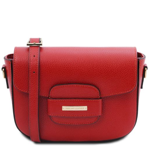 TL Bag Borsa a Tracolla in Pelle Rosso Lipstick TL142249