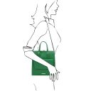 TL Bag Sac à dos Pour Femme en Cuir Vert TL142211