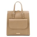 TL Bag Sac à dos Pour Femme en Cuir Champagne TL142211