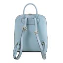 TL Bag Damenrucksack aus Saffiano Leder Himmelblau TL141631