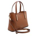 Olimpia Leather Tote - Small Size Коньяк TL141521