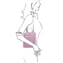 TL Bag Small Leather Backpack for Women Lilac TL142092