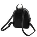 Salina Small Leather Backpack and Soft Leather Wallet for Women Black TL142278
