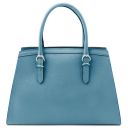 TL Bag Handtasche aus Leder Hellblau TL142147
