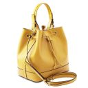 Minerva Sac Seau Pour Femme en Cuir Jaune TL142145