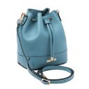 TL Bag Beuteltasche aus Leder Hellblau TL142146