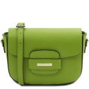TL Bag Schultertasche aus Leder Grün TL142249
