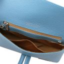 TL Bag Pochette in Pelle Azzurro TL141990