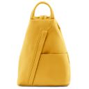 Shanghai Soft Leather Backpack Yellow TL141881