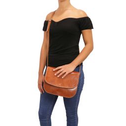 Greta Lady Leather bag Honey TL141958