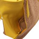 TL Bag Soft Leather Straw Effect Shopping bag Желтый TL142279
