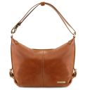 Sabrina Leather Hobo bag Honey TL141479