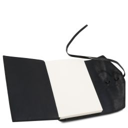 Journal / Carnet en Cuir Noir TL142027