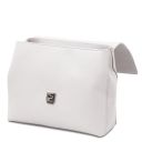 Silene Handtasche aus Kalbsleder Weiß TL142152