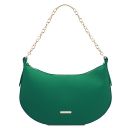 Laura Leather Shoulder bag Green TL142227