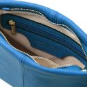TL Bag Umhängetasche aus Weichem Leder Blau TL141720